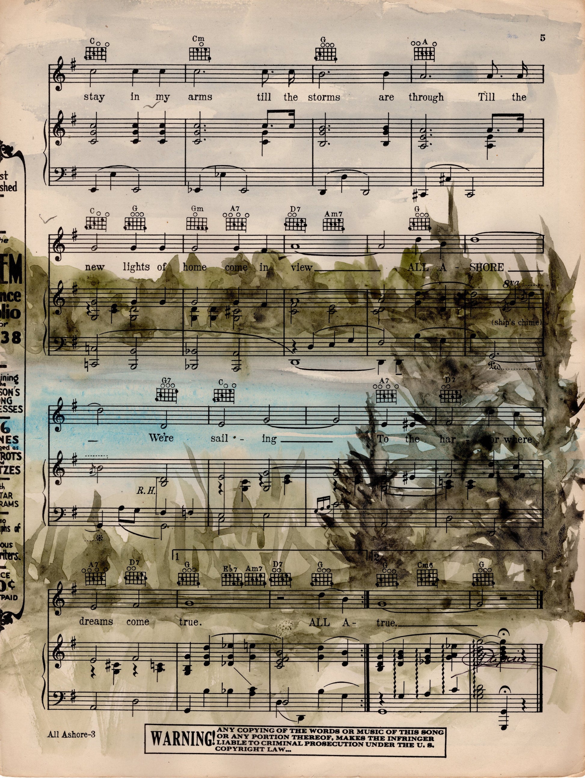 All Ashore 9x12" (x2) image 1
