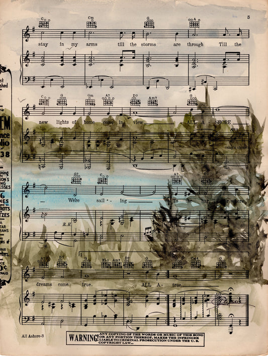 All Ashore 9x12" (x2) image 1