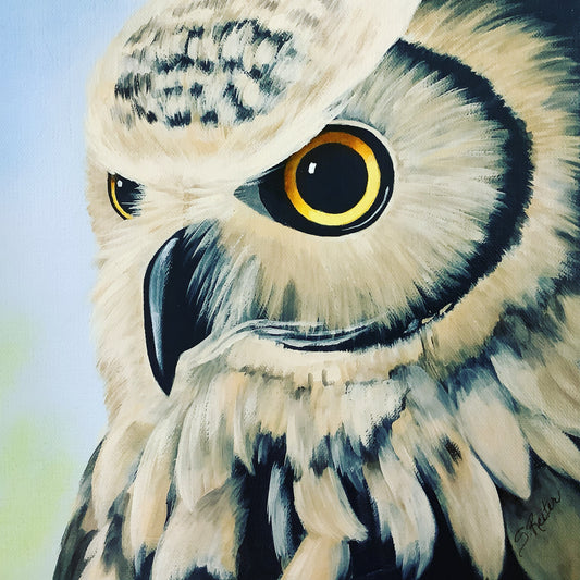 The Wise Ole Owl, 10x10" image 0