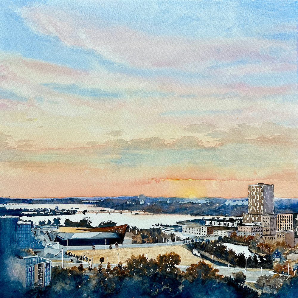 Softly the Evening Comes 21.5x21.5 image 0
