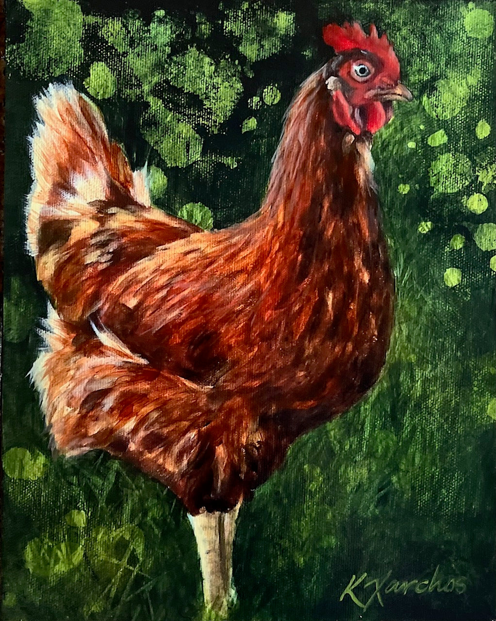 Backyard Chicken 10x8" image 0