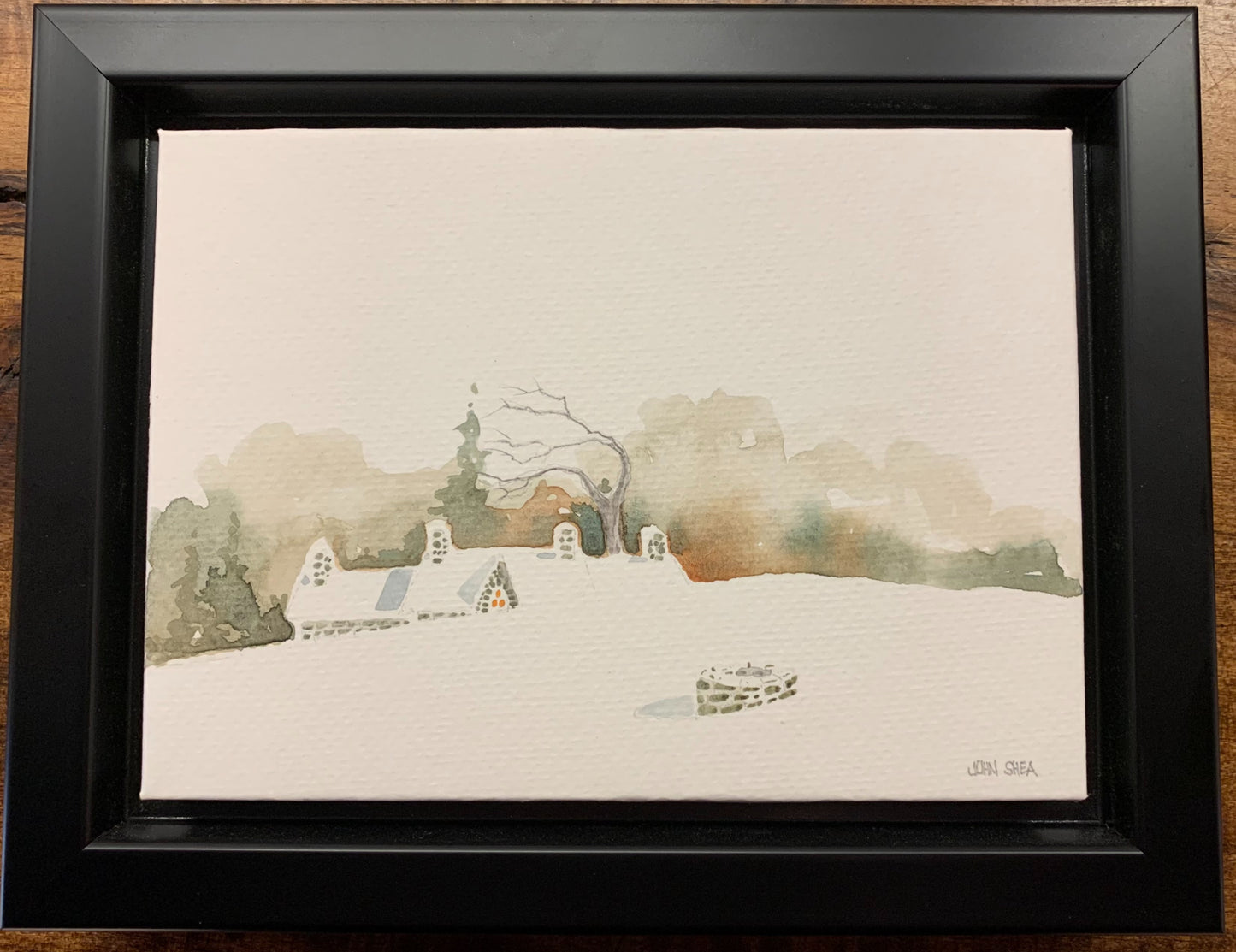 October Snow, 5x7" image 0