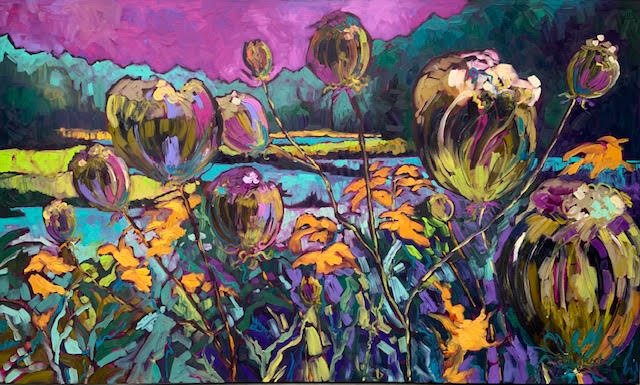 “Whispers” Series 3, 36H x 60W image 0