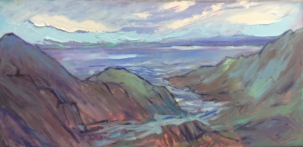 Low Tide – Kamouraska, 30x15" image 0